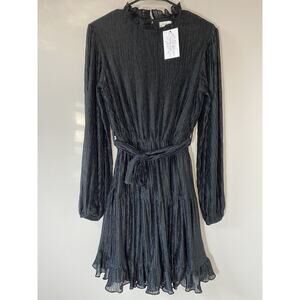 She + Sky Black Mini Dress